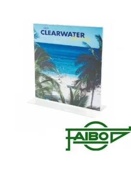 

PORTACARTEL DESKTOP "T" A6 UPRIGHT