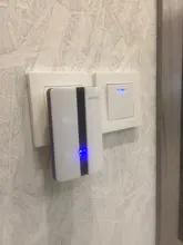 Wireless Doorbell Battery Receiver Self-Generating Remote Waterproof Veryhome Buttonus