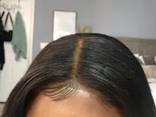 Celie-extensiones de pelo brasileñas con encaje de malla, accesorio capilar liso de Color negro 150% Natural con cierre de malla, 5x5 HD