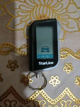 Llavero para mando a distancia LCD Vertical A93, sistema de alarma antirrobo para coche, bidireccional, rusa, A93