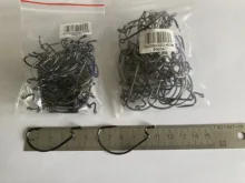 Fishing Soft Fishhooks-Lure Worm-Hooks MEREDITH High-Carbon-Steel Wide 8-5/0-Fishing-Tackle