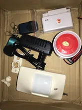 Sistema de alarma para el hogar, kit de sensor de sirena con control remoto, aplicación Android con cable e inalámbrico, LCD de seguridad, PSTN, Wifi y gsm