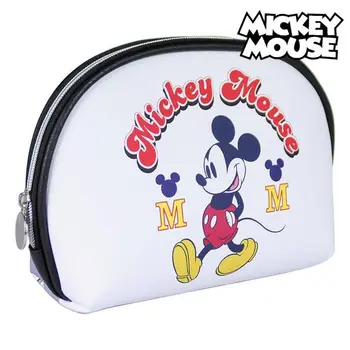 

School Toilet Bag Mickey Mouse White
