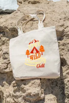 

Angemiel Bag Stay Wild Camping Shopping Beach Tote Bag