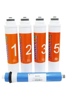 

Plug and Turn Filter Full Set 5 Pieces Water Purifier Filter Healthy Water