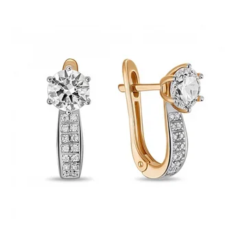 

E01-z-59722-z earrings (au 585)