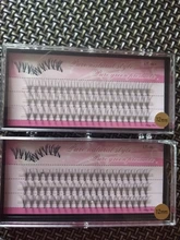 1 caja de 60 extensiones de pestañas 10 mechones de pestañas postizas, pestañas postizas a mano, pestañas al por mayor, envío gratis