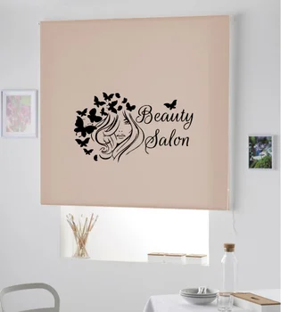 

Blind Iroa with themed corporate/Beauty Salon! ROLLER BLINDS TRANSLUCENT! (LAND 100X175)