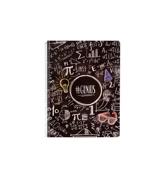 

Notebook cover polypropylene A4 5X5 microperforated LILY & VAL THE CLASSIC CHALK ART