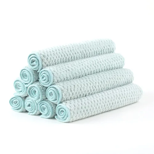 Лидер продаж 1/3/5 шт. супер абсорбент тарелки Microfiber чистящая ткань с высокой пропускной способностью посуда чистый Полотенца бытовой Кухня инструменты - Цвет: Green