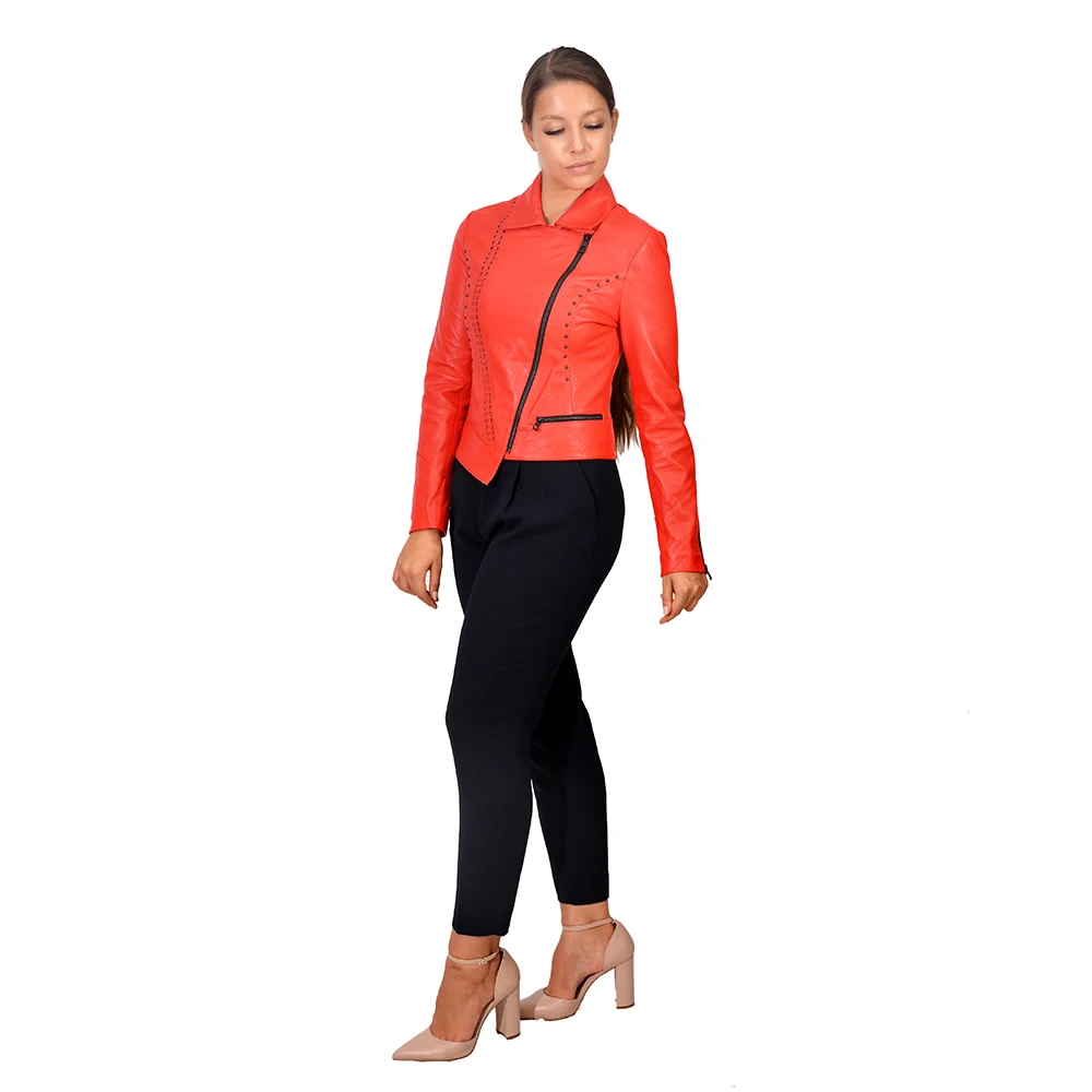 Zoramotti,Leather Jacket,Genuine Leather,Lambskin,Classic,quality,Natural Leather,Keeps,Warm