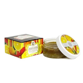 

House of nature антицеллюлитный thermo-scrub based on English salt "lemon with red