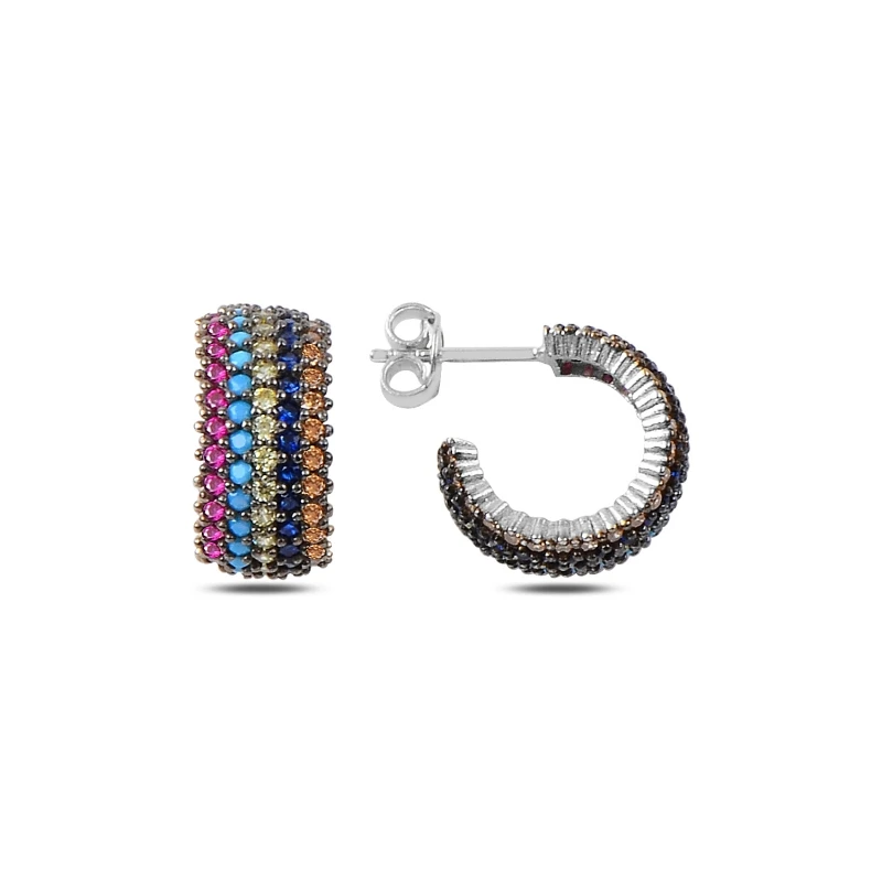 

Armagano Mixed Zircon Cubic Zirconia 5 Must Tamtur Earrings