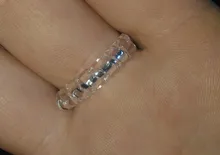 De herramientas y equipos 4 unids/set anillo en espiral tamaño ajustador de guardia tensor reductor de herramienta para adaptar tamaño