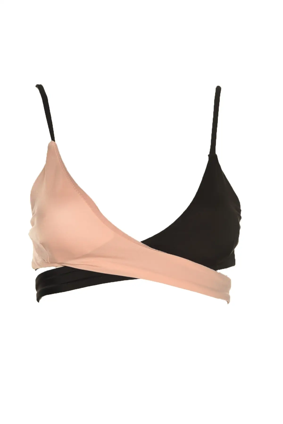 

Trendyol With Color Block Wrap Bikini Top TBESS20BU0017
