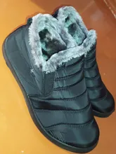Botas de invierno para hombre, botines cálidos, sin cordones, de talla grande, ShoesC507