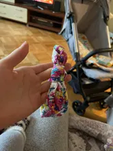 2 unids/set mamá y bebé madre bebé turbante de la hija de mamá de conejo diadema para orejas impresión Floral padre-hijo accesorios para el cabello