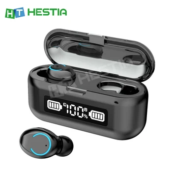 

TWS Wireless Bluetooth Earphone for Running 9D Stereo Headphones Sport Waterproof Earphones Mini Bluetooth Earbuds with Mic