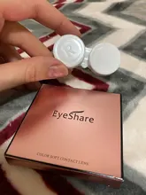 EYESHARE-1 par (2 uds) de lentes de Color de cristal Natural, para cosméticos para ojos, lentillas de contacto