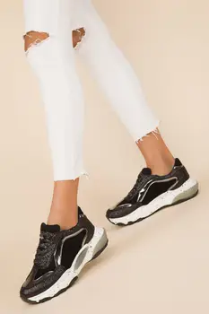

SOHO Fashion Women Running Shoes Comfortable Female Casual Lace-up Patchwork Sport Shoes Outdoor Sneakers 14033