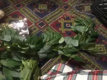 Verde eucalipto hojas Garland Wisteria flores artificiales para mimbre falso planta de seda hoja de vid para fiesta de boda cumpleaños decoración