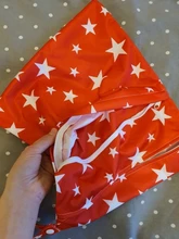 Asenappy-Bolso húmedo seco con dos cremalleras, bolsa de pañales para bebés, impermeable, reutilizable, lavable, 30x36cm