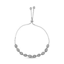 Серебряный 925 пробы циркониевый кубический циркониевый лифтовый браслет