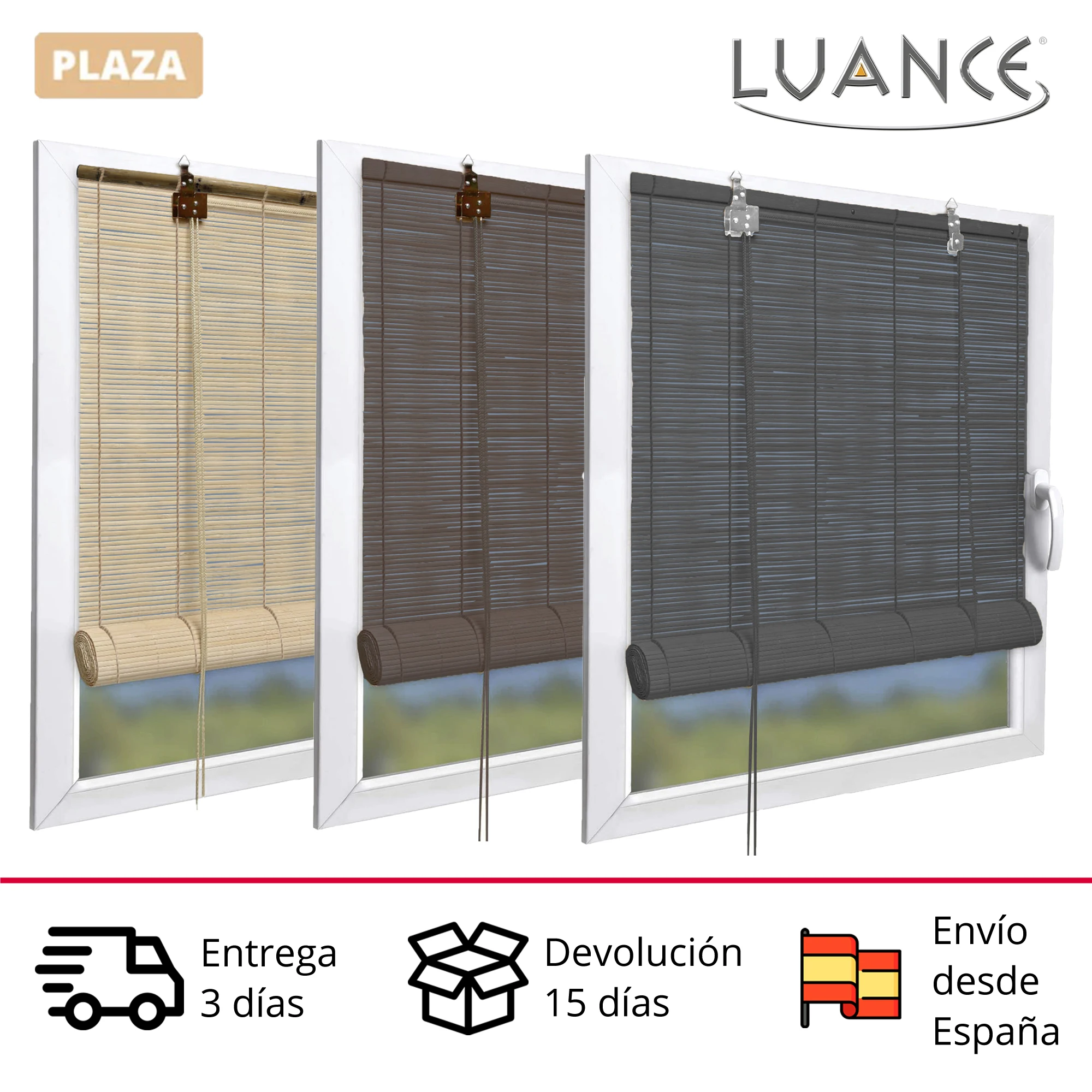 ESTOR ENROLLABLE BAMBU 120x175 BLANCO xxx de SuInPlas