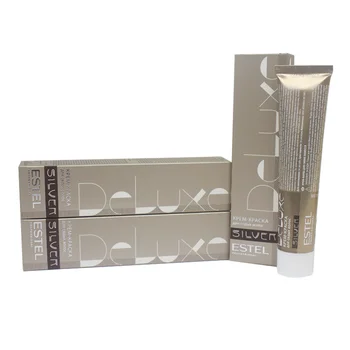 

5/6 Крем-краска De Luxe Silver, светлый шатен фиолетовый