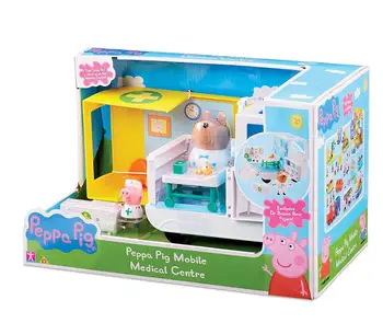 

Ambulance and Medical Center Peppa Pig toy articles created Manual