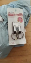 Llavero de acero inoxidable con Clip de seguridad para cinturón de alta resistencia, 1 Accesorios para llaveros