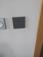 Voice-Control-Light Wall-Switch Fire-Line Tuya Smart-Life-Glass Esooli Standard Wireless