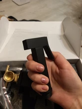 Bidet Faucet Tap-Washer Mixer Shower-Sprayer Brass Hot-Water Square Cold Crane Uythner