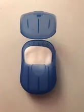 50 unids/caja de viaje portátil desechable caja de jabón de mano de papel lavado caja perfumada rebanada hojas Mini jabón papel al aire libre Herramientas Limpiar