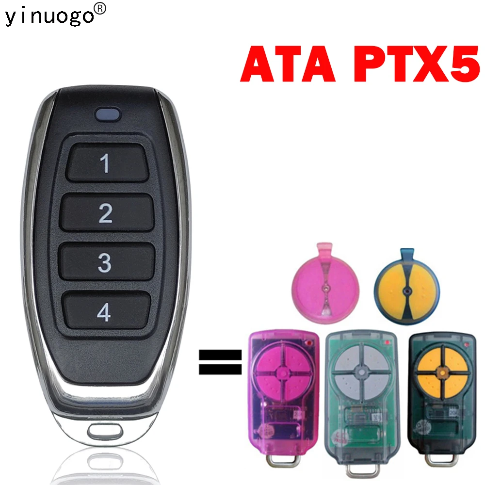 ATA PTX5V2 Triocode Remote Control Garage Door Opener PTX5V1 PTX5V2 Remote Control For GDO 6v3/7v2/7v3/8v3/9v2/9v3 Receiver keypad outdoor