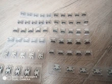 60 unids/lote 5 Pin SMT conector de enchufe Micro USB tipo B hembra colocación 12 modelos SMD DIP conector de enchufe
