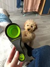 Measuring-Cup Pet-Bowl Food-Spoon Folding 1pcs
