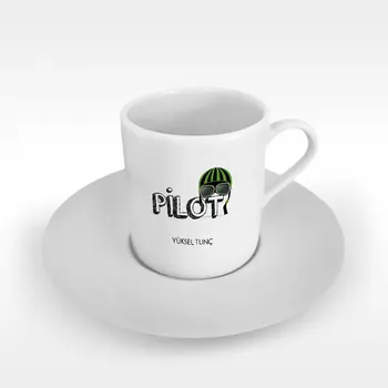 

Personalized Professional Pilot Turkish coffee Cup