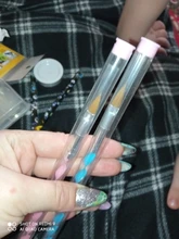 BNG-pincel de nailon para manicura, mango acrílico cepillo, herramientas de arte de uñas, pincel para esmalte de uñas, pintura, dibujo, pluma de Arte de uñas #8 #6