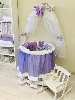 

Комплект в круглую/овальную кроватку "Грей-2" Комплекты в круглую/овальную кроватку