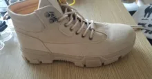 Botas Martin botas de los hombres de invierno cálido tendencia botas de herramientas de alto-top de cuero de los hombres botas de cuero británico botas militares para desierto