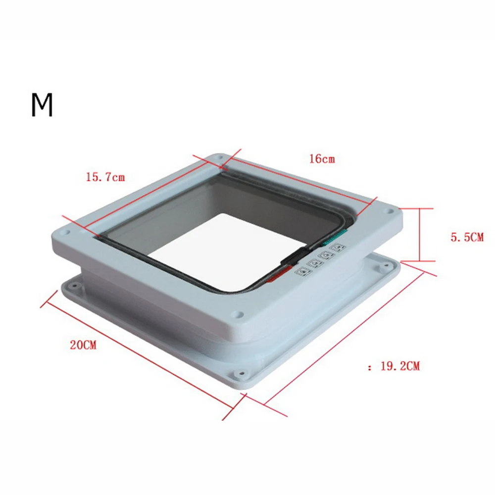 4 Way Intelligent Control Cat Door Pet Cat Puppy Dog Gates Door Lock Lockable Safe Flap Small Pet Dog Gate Supplies