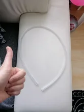 Tubo de silicona de grado alimenticio, manguera de goma Flexible transparente de 2 a 21mm, resistente al calor, para agua potable, 1 metro