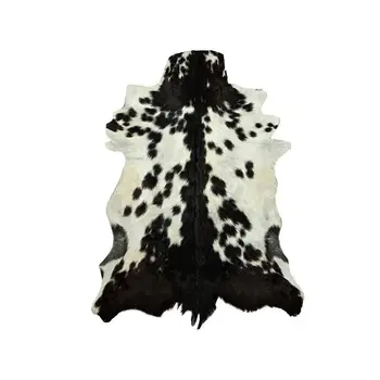 

Natural sheep skin rugs 100x65 cm black and white