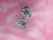 Laddybug-pendientes de dibujos animados de insectos, abrazadera de cristal, joyería bonita de mariquita, sin perforaciones, regalos para niños, novedad de 2020