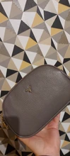 Bandolera de cuero auténtico de mano de alta calidad para mujer, bolso de mano de estilo de moda, tendencia, bandolera de doble uso, bolsa de ocio