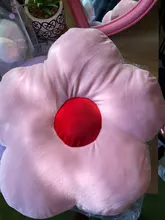 Encantadora 40cm coloridos flor almohada de felpa de juguete de dibujo de planta de silla para muñecas cojín sofá niños amantes regalos de cumpleaños