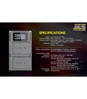 

NITECORE CHARGER USN3 PRO FOR SONY