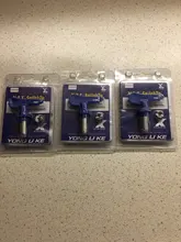 Puntas de PISTOLA DE PULVERIZACIÓN azul, puntas de pistola de acero, sin aire, para pistola de pulverización sin aire y pulverizador de pintura, varios tipos