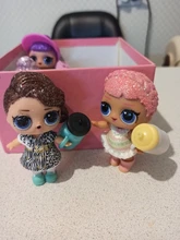 6 muñecas + 6 prendas + 6 zapatos + 6 botellas + 6 accesorios conjuntos aleatorios L.O.L. ¡Sorpresa! Muñeca LOL de 8cm, juguete para regalo